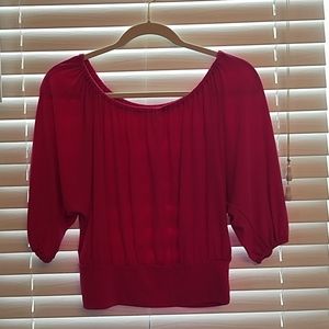 Hot pink Express shirt